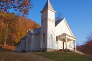 A church used as a Blanket Appalachia site.